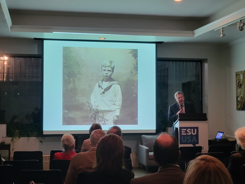 Andrew-Lownie-lecture-on-the-Traitor-King-at-ESU-9.20.23