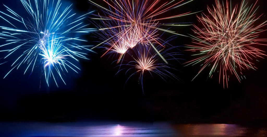 July fireworks