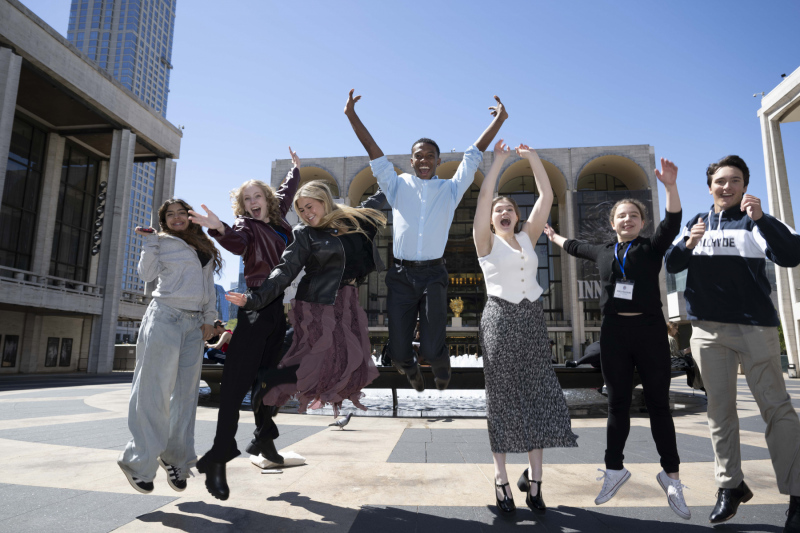 Students at Lincoln Center 