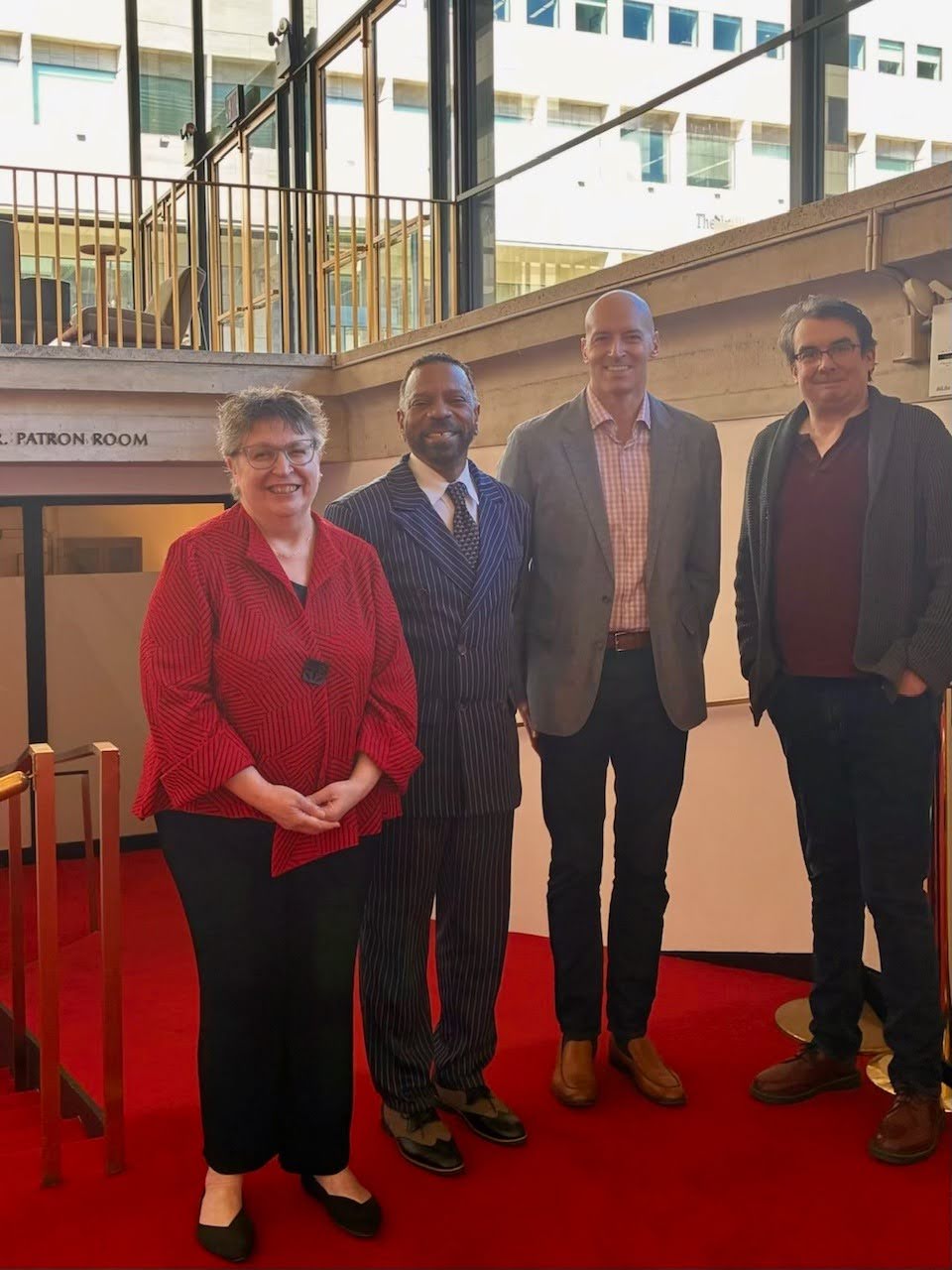 NSC Semi-Finals Judges from left to right: Catherine Loomis, Dathan B. Williams, Rob Hatzenbeller, Ian Gould